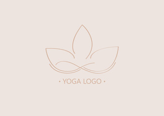 Obraz premium Lotus flower logo