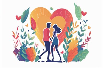 Fototapeta premium Cultivate healthy relationships with communication, trust, and empathy for lasting bonds...
