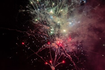 fireworks in the sky