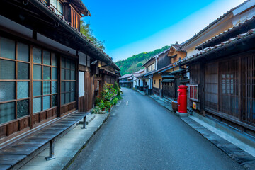 島根県　石見銀山　大森の町並み