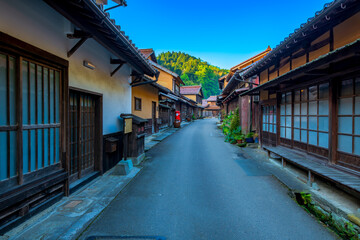 島根県　石見銀山　大森の町並み