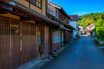 島根県　石見銀山　大森の町並み