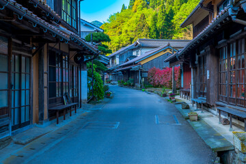 Fototapeta premium 島根県 石見銀山 大森の町並み