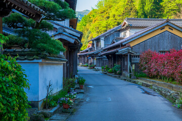 Fototapeta premium 島根県 石見銀山 大森の町並み