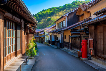 Fototapeta premium 島根県 石見銀山 大森の町並み