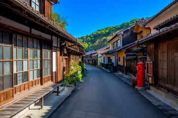 島根県　石見銀山　大森の町並み