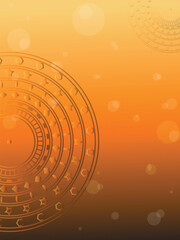 This is simple and gradient mandala background and it is editable.