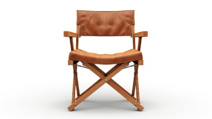 Director chair isolated on white background