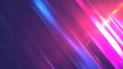Fototapeta premium Abstract colorful light streaks in purple and blue hues