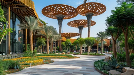 Terra Sustainability Pavilion at the EXPO 2020 built for EXPO 2020 scheduled to be held in 2021 in the United Arab Emirates