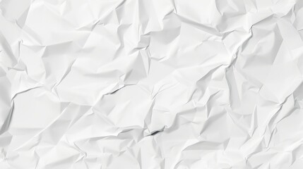 Obraz premium Unique wet crumpled white paper texture creative background