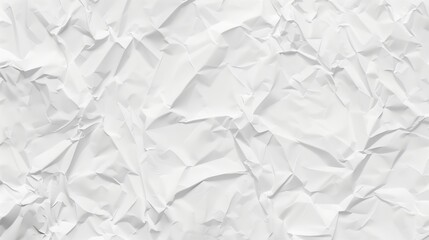 Obraz premium Unique wet crumpled white paper texture creative background