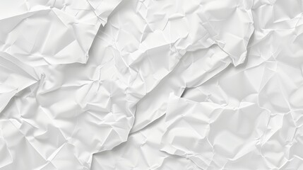 Obraz premium Unique wet crumpled white paper texture creative background