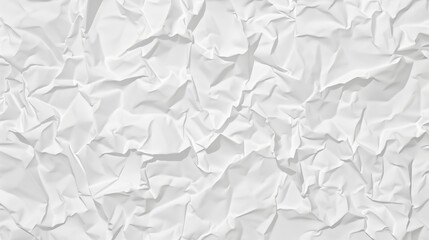 Obraz premium Unique wet crumpled white paper texture creative background