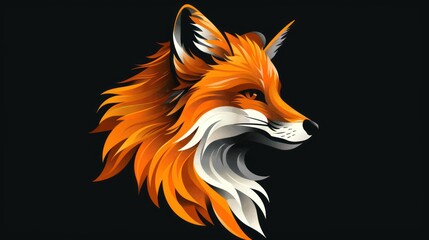 Obraz premium fox vector logo, eps. 10 editables