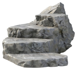 PNG  Natural stone staircase sculpture