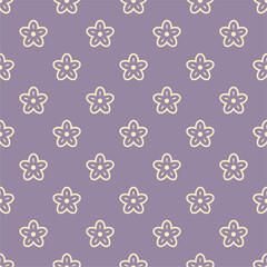 Seamless decorative pattern with flowers wallpaper festive birthday background art decor design for textile, paper	
