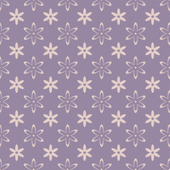 Seamless decorative pattern with flowers wallpaper festive birthday background art decor design for textile, paper	
