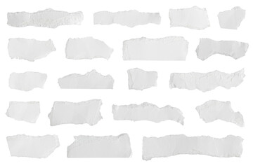 white paper on a white isolated background	