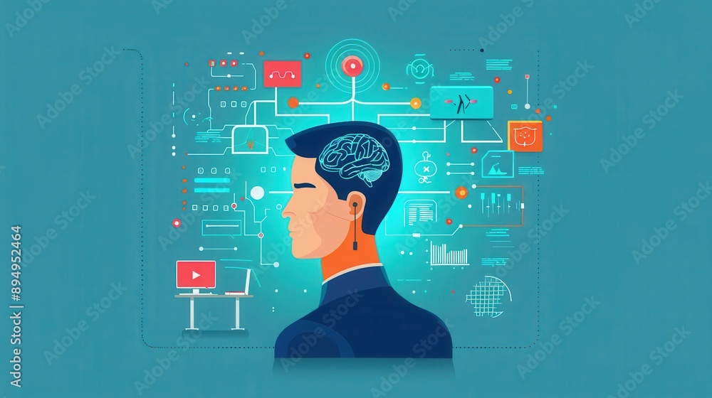 Poster ai-driven language test, visual feedback and analysis