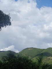 landscape with clouds