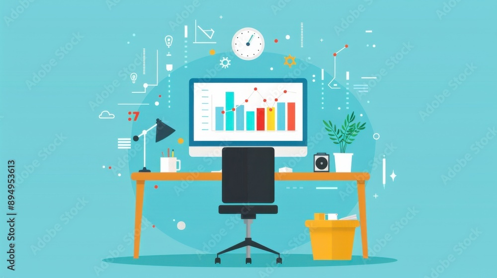 Aufkleber analytics dashboard, graphs showing learner progress