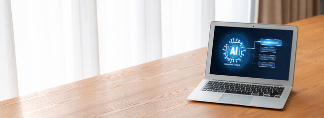 Generative AI virtual assistant tools for prompt engineer and user for ease of engage artificial intelligence AI technology help people to work with generative AI functions by prompting the AI snugly