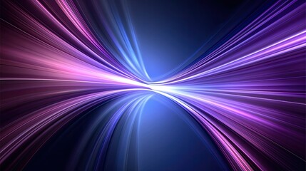 Abstract Purple And Blue Light Streaks