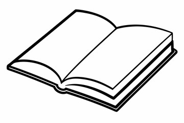 Book Vector Illustration Cartoons, Clipart, Line Art Design on White Background, Book vector illustration in cartoon, clipart, and line art styles on a white background