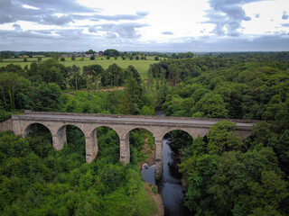 Nydd Gorge viaduct near Harrogate, England