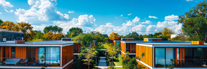 Modular Häuser, moderne Architektur