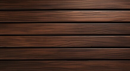 Fototapeta premium Abstract image of a wooden surface with horizontal lines and natural textures in various shades of brown.