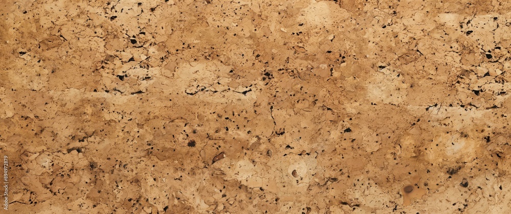 Poster a high-resolution image of a brown cork surface with a soft, textured pattern and natural imperfecti