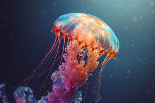Ingenious tentacle creativity of invertebrate jellyfish