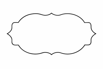 Border Vector with White Background Vector Illustration, Cartoons, Clipart, Line Art Design, Border vector with white background perfect for illustrations, cartoons, clipart, and line art design