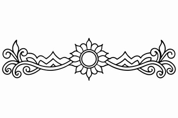 Border Vector with White Background Vector Illustration, Cartoons, Clipart, Line Art Design, Border vector with white background perfect for illustrations, cartoons, clipart, and line art design