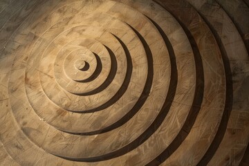 Circular formation altering its dimensions constantly