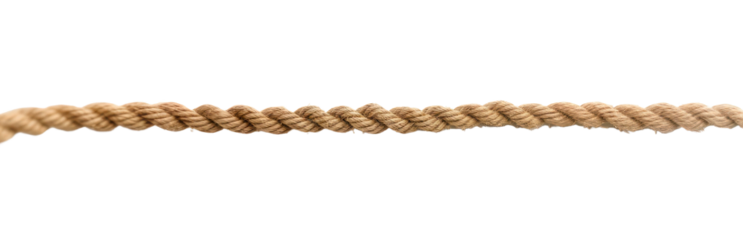 PNG  Twisted brown rope isolated background