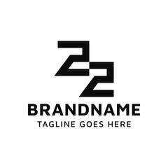 Fototapeta premium Letters ZZ Monogram Logo Set, suitable for any business with ZZ initials