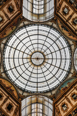 Fototapeta premium La toiture de la galerie Vittorio Emmanuele II à Milan