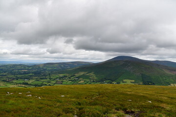 Obraz premium Blackstairs Mountain, Blackstairs Mountains Range, Coonogue, County Carlow, Ireland