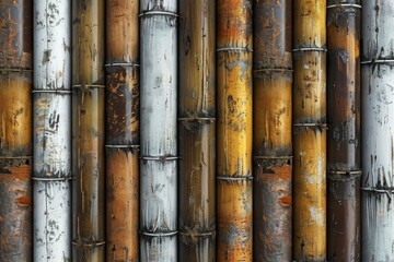 Fototapeta premium bamboo texture it is woven bamboo texture for background and design.