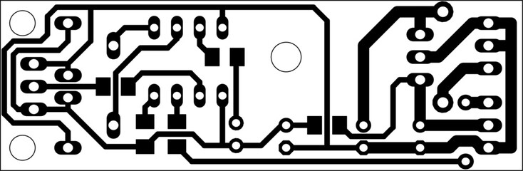 Tracing the conductors of the printed circuit board
of electronic device. Vector engineering 
drawing of pcb design. Electric background.