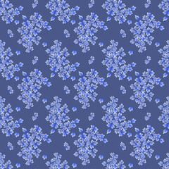 seamless pattern with snowflakes