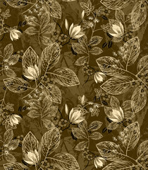 seamless floral background