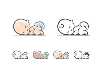 Sleeping Baby Logo
