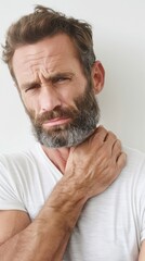 Obraz premium A man with a beard