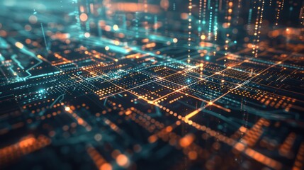 high-definition view of a digital ledger with real-time updates, showing a complex web of transactions and budget allocations