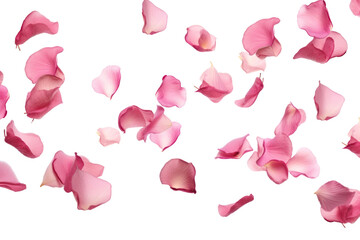 PNG  Delicate pink rose petals floating