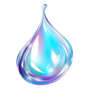 recommend clip art: abstract shape liquid water drop luxury color clip art cut out background futuristic glossy glow shine iridescent holographic